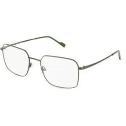 Eyestar Limited (China) Fielmann MI 056 CL Herren-Brille inkl. Gläser Vollrand Quadratisch Titan-Gestell 55/20/145, Grün
