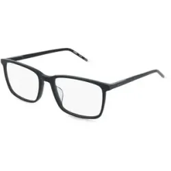 Safilo GmbH Hugo HG 1402/G Herren-Brille inkl. Gläser Vollrand Eckig Acetat-Gestell 56/18/145, Schwarz