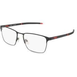 DE RIGO Vision D.A.CH. GmbH Police POIVPLG79 Unisex-Brille inkl. Gläser Vollrand Quadratisch Metall-Gestell 56/18/145, Schwarz