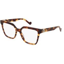 Marchon Germany GmbH Liu Jo LJ2772R Unisex-Brille inkl. Gläser Vollrand Quadratisch Acetat-Gestell 53/17/140, Havanna