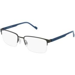 Eschenbach Optik GmbH Titanflex 820883 Herren-Brille inkl. Gläser Halbrand Quadratisch Titan-Gestell 53/18/140, Grau