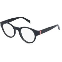 Safilo GmbH Levi?s LV 1083 Damen-Brille inkl. Gläser Vollrand Panto Kunststoff-Gestell 47/22/145, Schwarz