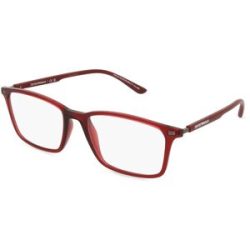 Luxottica Fashion Brillen Vertriebs GmbH Emporio Armani 0EA3237 Herren-Brille inkl. Gläser Vollrand Quadratisch Kunststoff-Gestell 55/18/145, Rot