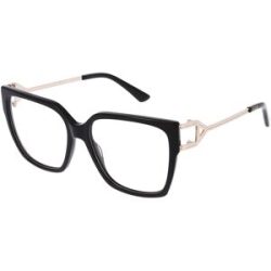 Marcolin Deutschland GmbH Guess GU2910 Unisex-Brille inkl. Gläser Vollrand Quadratisch Kunststoff-Gestell 55/16/140, Schwarz