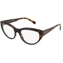Luxottica Fashion Brillen Vertriebs GmbH Vogue 0VO5560 Damen-Brille inkl. Gläser Vollrand Quadratisch Acetat-Gestell 53/18/140, Havanna