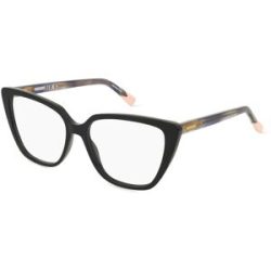 Safilo GmbH MISSONI 0159 Damen-Brille inkl. Gläser Vollrand Butterfly Acetat-Gestell 54/15/145, Schwarz