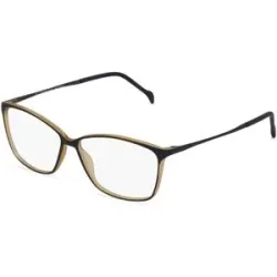 Stepper Eyewear LTD. Fielmann COMFORT 107 CL Damen-Brille inkl. Gläser Vollrand Quadratisch TR90-Gestell 54/12/135, Blau