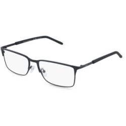 Luxottica Fashion Brillen Vertriebs GmbH Emporio Armani 0AX1073 Herren-Brille inkl. Gläser Vollrand Eckig Metall-Gestell 56/17/145, Schwarz