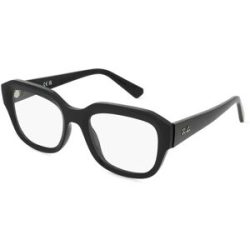 Luxottica Fashion Brillen Vertriebs GmbH Ray-Ban RX7225 Unisex-Brille inkl. Gläser Vollrand Quadratisch Acetat-Gestell 52/20/145, Schwarz