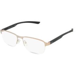 Luxottica Fashion Brillen Vertriebs GmbH Armani Exchange AX1061 Herren-Brille inkl. Gläser Halbrand Quadratisch Metall-Gestell 57/17/140, Silber