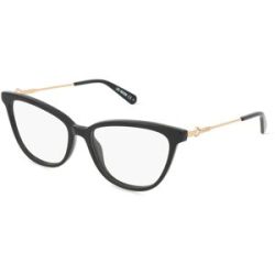 Safilo GmbH Love Moschino MOL600 Damen-Brille inkl. Gläser Vollrand Cat Eye Acetat-Gestell 53/16/140, Schwarz