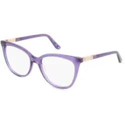 Marcolin Deutschland GmbH Guess GU50197 Damen-Brille inkl. Gläser Vollrand Quadratisch Acetat-Gestell 52/17/140, Lila