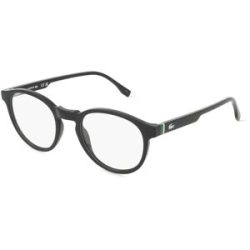 Marchon Germany GmbH Lacoste L2950 Unisex-Brille inkl. Gläser Vollrand Quadratisch Propionat-Gestell 49/20/145, Schwarz