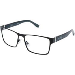 Safilo SpA Boss 0730/N Herren-Brille inkl. Gläser Vollrand Quadratisch Metall-Gestell 56/16/130, Schwarz