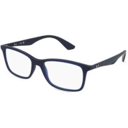 Luxottica Fashion Brillen Vertriebs GmbH Ray-Ban RX7047 Herren-Brille inkl. Gläser Vollrand Quadratisch Kunststoff-Gestell 54/17/140, Blau