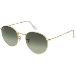 Luxottica Fashion Brillen Vertriebs GmbH Ray-Ban 0RB3447 ROUND METAL Herren-Sonnenbrille Vollrand Rund Metall-Gestell, Gold