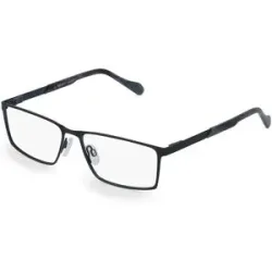 Design Eyewear Group Germany GmbH Fielmann 2184 FLEX CL Herren-Brille inkl. Gläser Vollrand Quadratisch Edelstahl-Gestell 57/16/145, Blau