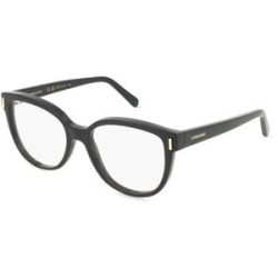 Marchon Germany GmbH Ferragamo SF2994 Damen-Brille inkl. Gläser Vollrand Rund Acetat-Gestell 53/17/145, Schwarz