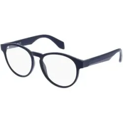 Marcolin Deutschland GmbH Adidas Originals OR5026 Unisex-Brille inkl. Gläser Vollrand Rund Kunststoff-Gestell 52/17/145, Blau