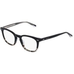 Marchon Germany GmbH Calvin Klein CK21711 Unisex-Brille inkl. Gläser Vollrand Quadratisch Kunststoff-Gestell 50/21/145, Schwarz