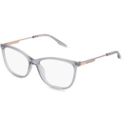 Marchon Germany GmbH Converse CV8014 N Damen-Brille inkl. Gläser Vollrand Cat Eye Acetat-Gestell 53/15/140, Grau