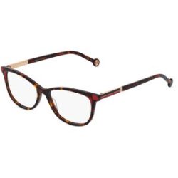 Safilo SpA Carolina Herrera HER 0163 Damen-Brille inkl. Gläser Vollrand Butterfly Acetat-Gestell 53/15/145, Rot