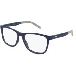 Safilo GmbH Levi's LV 5050 Herren-Brille inkl. Gläser Vollrand Quadratisch Kunststoff-Gestell 54/16/145, Blau