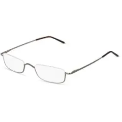 Optic Prima Co., Ltd. Fielmann TITANIUM 193 FLEX CL Unisex-Brille inkl. Gläser Halbrand Halb Titan-Gestell 49/21/145, Grau