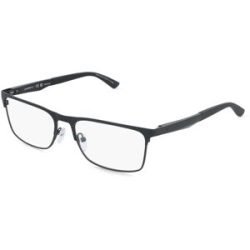 Luxottica Fashion Brillen Vertriebs GmbH Emporio Armani EA1183 Herren-Brille inkl. Gläser Vollrand Eckig Metall-Gestell 56/17/145, Schwarz