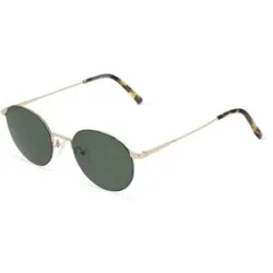 Wenzhou Bada Optical Co. , LTD Fielmann BD 526 SUN CL Unisex-Sonnenbrille Vollrand Panto Metall-Gestell, Gold