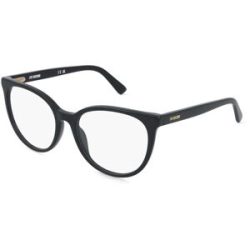 Safilo GmbH Love Moschino MOL679 Damen-Brille inkl. Gläser Vollrand Rund Acetat-Gestell 52/17/135, Schwarz