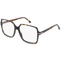 Safilo GmbH Victoria Beckham VB 1013 Damen-Brille inkl. Gläser Vollrand Quadratisch Acetat-Gestell 57/15/140, Havanna