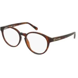 Safilo GmbH Moschino MOL626 Damen-Brille inkl. Gläser Vollrand Panto Kunststoff-Gestell 52/17/140, Havanna