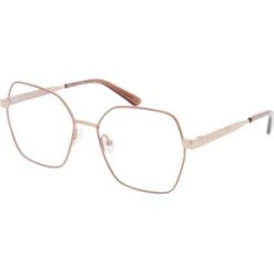 Marchon Germany GmbH Calvin Klein CK24112 Unisex-Brille inkl. Gläser Vollrand Quadratisch Metall-Gestell 55/17/140, Bronze