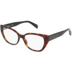 Marchon Germany GmbH Karl Lagerfeld KL6151 Unisex-Brille inkl. Gläser Vollrand Butterfly Propionat-Gestell 53/17/140, Havanna