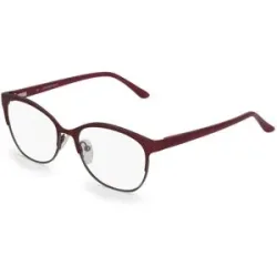Optic Prima HK Fielmann OPH 9947 FLEX CL Damen-Brille inkl. Gläser Vollrand Butterfly Edelstahl-Gestell 50/15/130, Pink