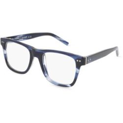 Safilo GmbH Tommy Hilfiger TH 85 Herren-Brille inkl. Gläser Vollrand Quadratisch Acetat-Gestell 52/20/150, Blau