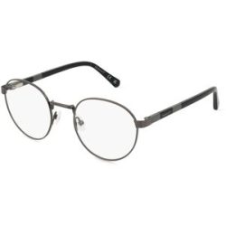 Marcolin Deutschland GmbH Gant GA3279 Unisex-Brille inkl. Gläser Vollrand Rund Metall-Gestell 50/21/145, Grau
