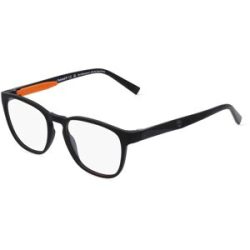 Marcolin Deutschland GmbH Timberland TB1745 Unisex-Brille inkl. Gläser Vollrand Quadratisch Kunststoff-Gestell 52/18/145, Schwarz