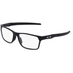 Luxottica Fashion Brillen Vertriebs GmbH Oakley OX8032 Herren-Brille inkl. Gläser Vollrand Quadratisch Kunststoff-Gestell 57/17/141, Schwarz