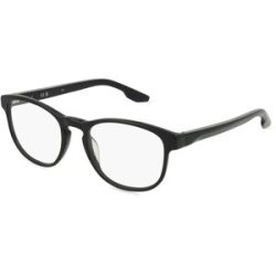 Marchon Germany GmbH Nike 7162 Unisex-Brille inkl. Gläser Vollrand Rund Metall-Gestell 50/19/145, Schwarz