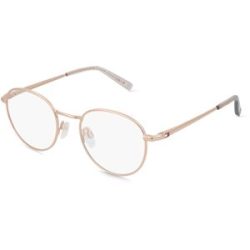Safilo GmbH Tommy Hilfiger TH 2222 Damen-Brille inkl. Gläser Vollrand Panto Metall-Gestell 49/20/145, Gold