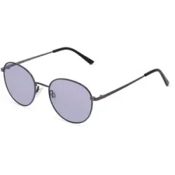 Wenzhou Ouhai Glasses Co., Ltd. Fielmann OU 001 SUN CL Unisex-Sonnenbrille Vollrand Panto Edelstahl-Gestell, Grau