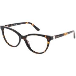 Marcolin Deutschland GmbH Guess GU50195 Damen-Brille inkl. Gläser Vollrand Cat Eye Acetat-Gestell 53/16/140, Havanna