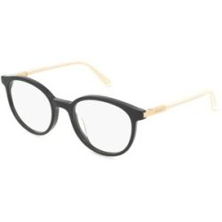 DE RIGO Vision D.A.CH. GmbH Nina Ricci VNR388 Damen-Brille inkl. Gläser Vollrand Panto Acetat-Gestell 50/19/135, Schwarz