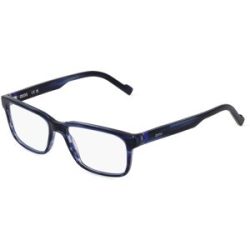 Marchon Germany GmbH Zeiss ZS23534 Unisex-Brille inkl. Gläser Vollrand Quadratisch Kunststoff-Gestell 55/17/145, Blau