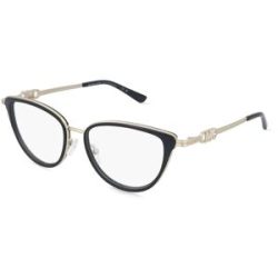 Luxottica Fashion Brillen Vertriebs GmbH Michael Kors MK3103 HILTON HEAD Damen-Brille inkl. Gläser Vollrand Cat Eye Metall-Gestell 53/17/140, Schwarz