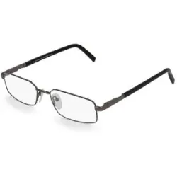 Suncute Industries Co., Ltd. Fielmann MC 359 MOD FLEX CL Herren-Brille inkl. Gläser Vollrand Quadratisch Metall-Gestell 57/18/135, Grau