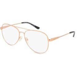 Luxottica Fashion Brillen Vertriebs GmbH Michael Kors MK3019 Damen-Brille inkl. Gläser Vollrand Pilot Metall-Gestell 56/14/135, Gold