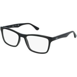 Luxottica Fashion Brillen Vertriebs GmbH Ray-Ban RB 5279 Herren-Brille inkl. Gläser Vollrand Quadratisch Kunststoff-Gestell 53/18/140, Schwarz